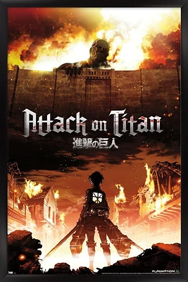 Attack on Titan - Fire Wall Poster
