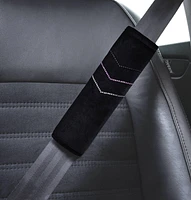Auto Drive Diamante Pink Soft Velour Seat Cover Kits