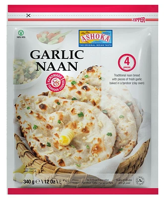 Frozen - Tandoori Naan Garlic, 4 pcs / 340 gm