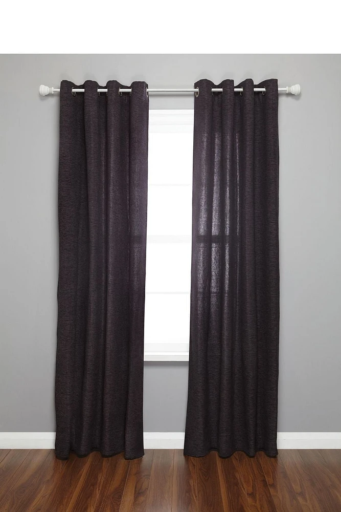 FARM WHITEWASH TIGE 3/4" 42-120" BLANC Tringle à rideau simple