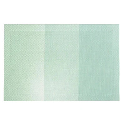 4PC Woven Pvc Placemat Maison Light Blue 12 X 18 - Set of 3