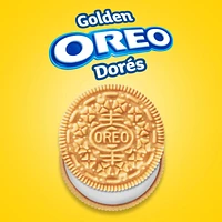 OREO Golden Vanilla Sandwich Cookies, Family Size, 439 g