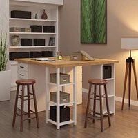Ensemble de 2 tabourets de bar à siège pivotant Shelby