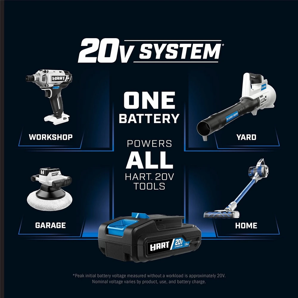HART™ 20-Volt Cordless Hand Vacuum Kit