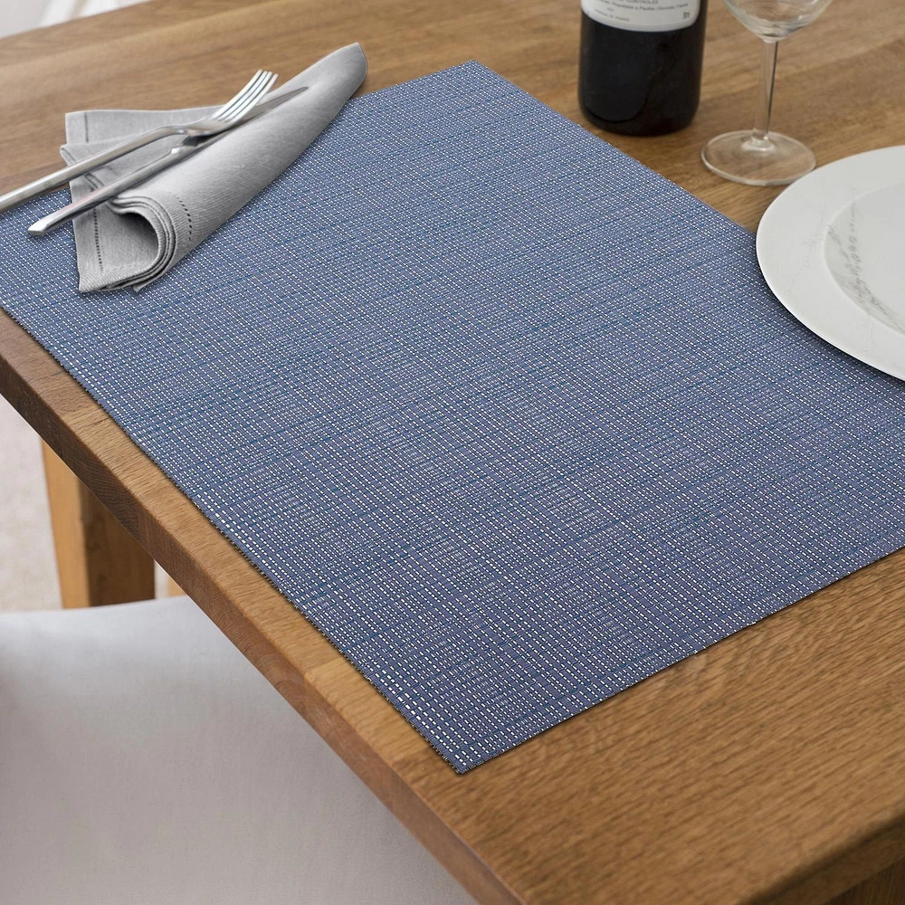 Vinyl Placemat Linn Perwinkle 12 X 18 - Ensemble De 12