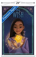 Disney Wish - Asha & Star Wall Poster, 22.375" x 34"