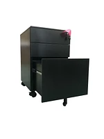 TygerClaw 3 Drawer Lateral Filing Cabinet - Black