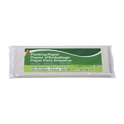Papier d’emballage de la marque Duck en blanc