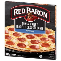 Pizza multiservices au pepperoni à croûte mince Red Baron RED BARON Pizza multiservices au pepperoni à croûte mince surgelée
