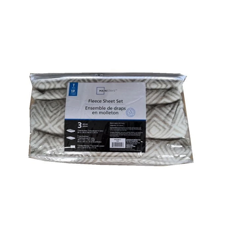fleece sheet set