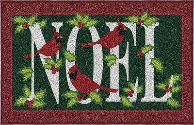Holiday time Noel Printed Mat