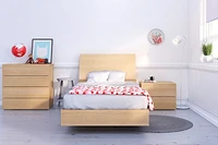 Nexera Nordik 4-Drawer Chest, Natural Maple