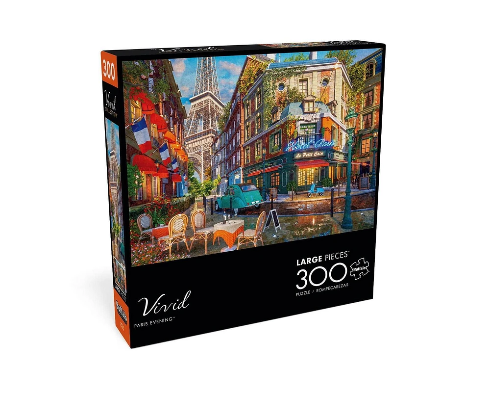 Buffalo Games - Vivid - Paris Evening - 300 Piece Jigsaw Puzzle