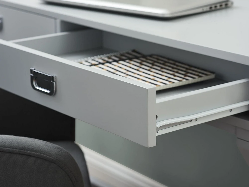 Posey Grey Writing Desk
