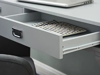 Posey Grey Writing Desk