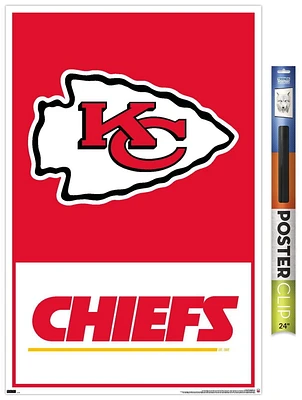 NFL Kansas City Chiefs - Logo 21 Wall Poster, 22.375" x 34"