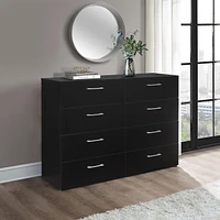 Living Essentials by Hillsdale Lundy Wood 8-Drawer Dresser