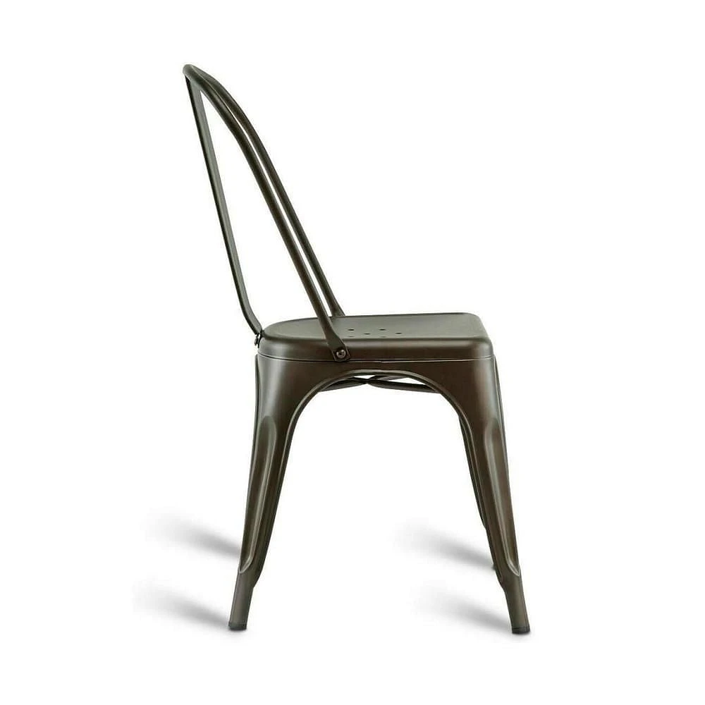 Heavenly Collection Chaise de Salle à Manger Argentée