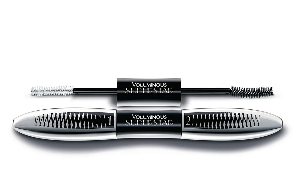L'Oréal Paris Mascara Hydrofuge Voluminous Superstar, Noir très noir, 12 ML 12ML