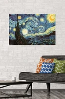 The Starry Night by Vincent van Gogh Wall Poster, 22.375" x 34"