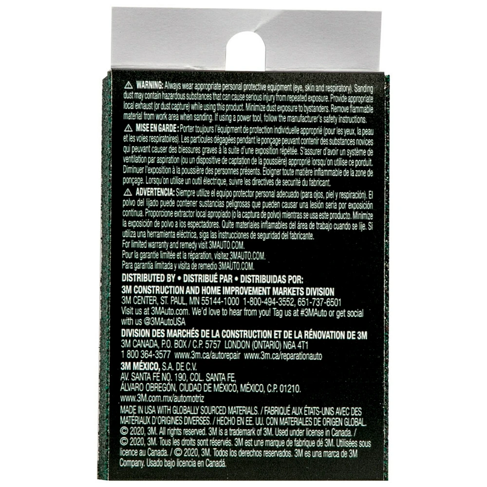 3M Canada 3M Performance Sanding Sponge, 60 Grit