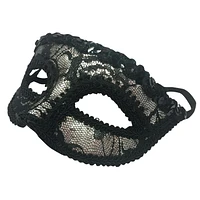 Women's Silver Lace Mask