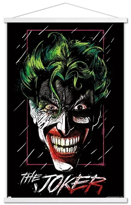 DC Comics - The Joker - Up Close Wall Poster, 14.725" x 22.375"