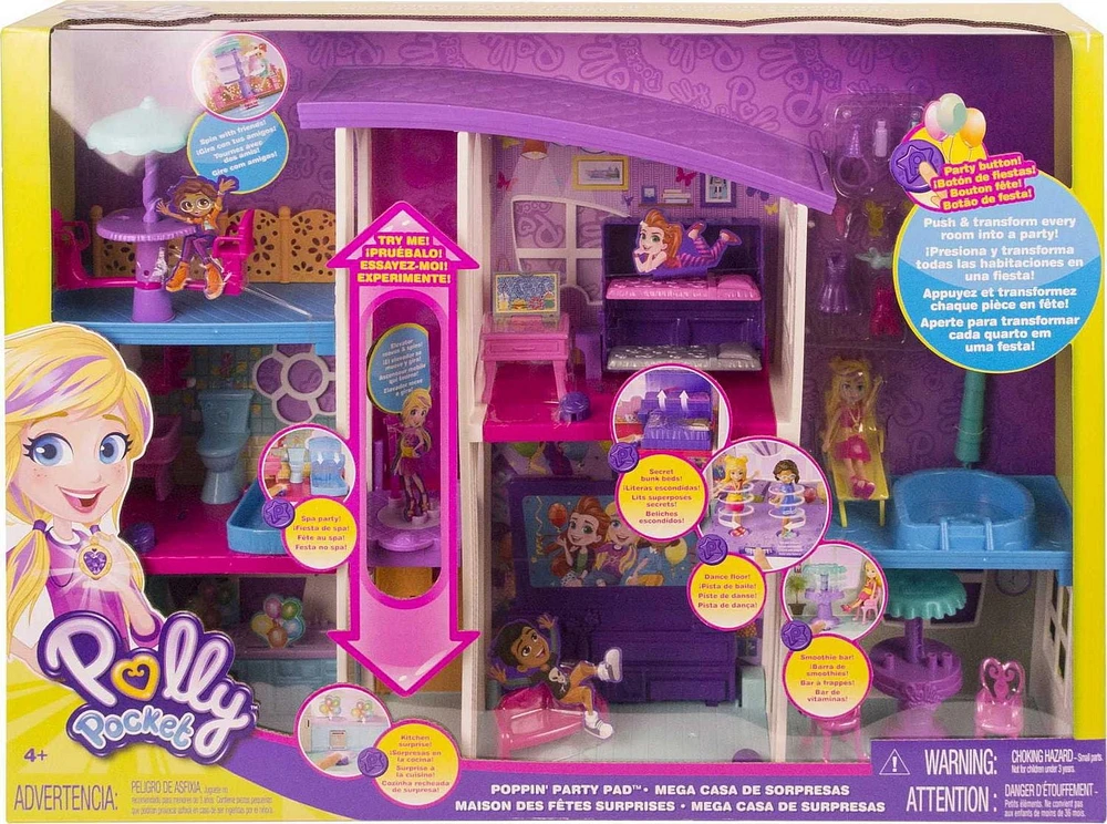 Polly Pocket - Maison des fêtes surprises