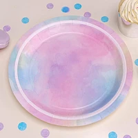 Assiette en papier jetable de 9 pouces tie dye ASSIETTE EN PAPIER TIE DYE DE 9 POUCES