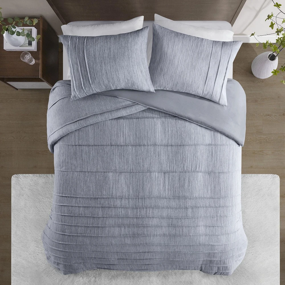 Beautyrest Maddox 3 Piece Oversized Duvet Cover Set