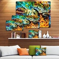Impression sur toile « les chemins du vitrail » Design Art