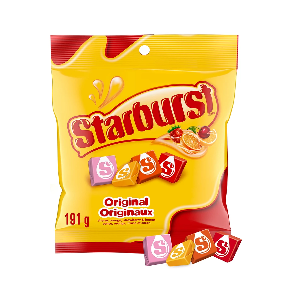 STARBURST, Original Chewy Candy, Sharing Bag, 191 g, 1 Bag, 191 g