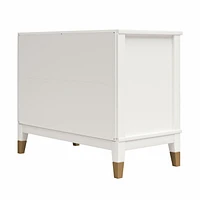 CosmoLiving by Cosmopolitan Westerleigh, table de chevet large, blanc