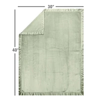 Modern Moments by Gerber Lot de 1 couvertures en peluche à chevrons pour bébé fille Vert