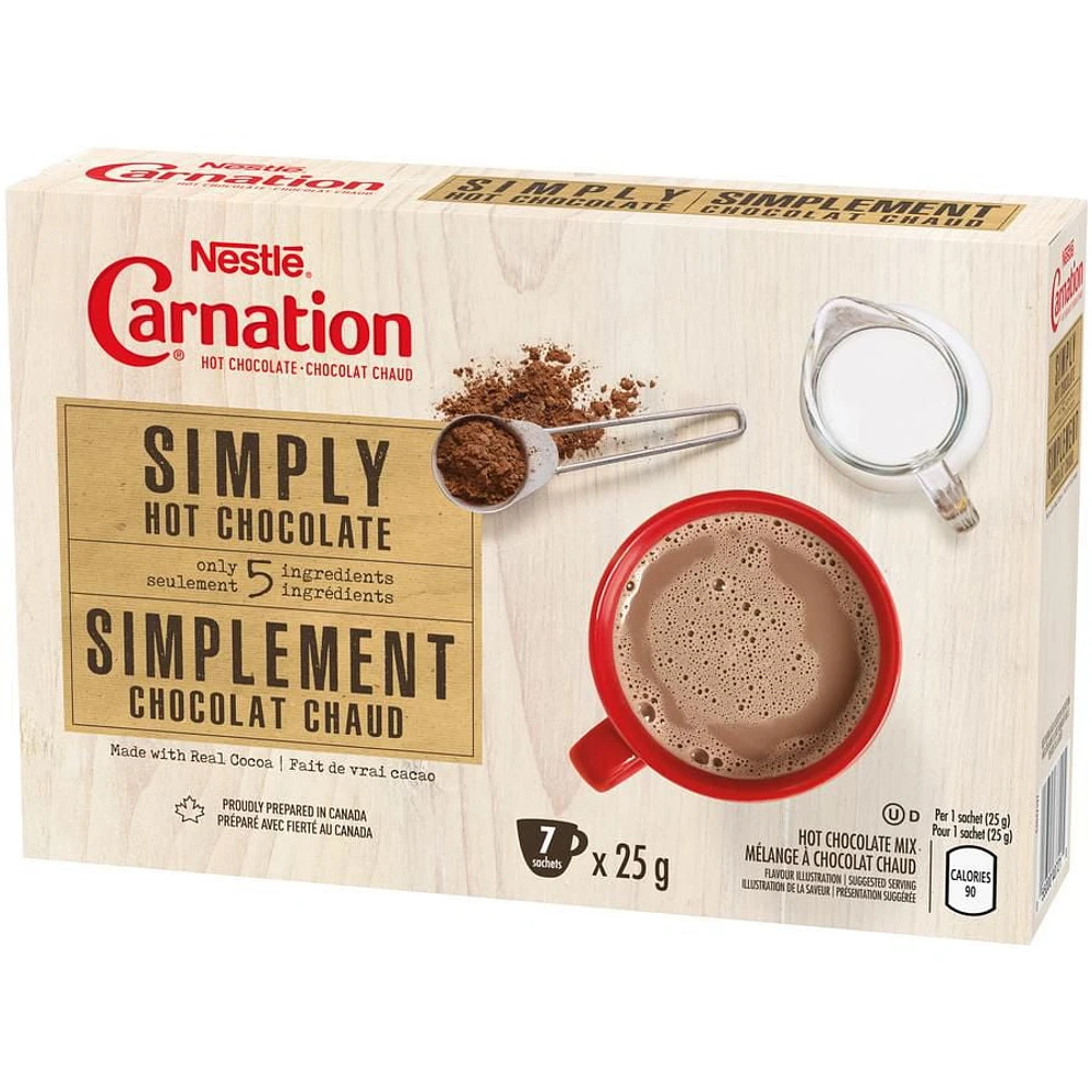 NESTLÉ CARNATION Simply Hot Chocolate 7 x 25g