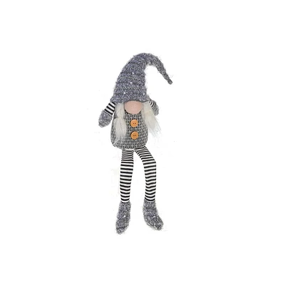 Christmas Grey Gnome Planf Shelf Dangler 21,6 "