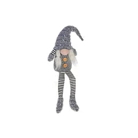 Christmas Grey Gnome Planf Shelf Dangler 21,6 "