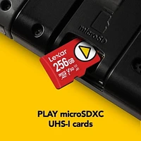 Lexar Play 256 Go MicroSDXC Carte mémoire numérique, Micro SDXC Mémoire numérique 256GO MicroSDXC