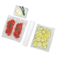 FoodSaver 11" x 16' Vacuum Seal Rolls for Custom Fit Airtight Food Storage and Sous Vide, 4 Pack