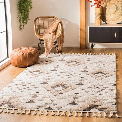 Safavieh Moroccan Tassel Larry Tapis Géométrique Shag