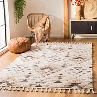 Safavieh Moroccan Tassel Larry Tapis Géométrique Shag