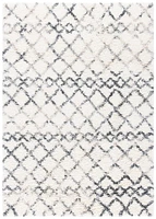 SAFAVIEH Fontana Aleta Geometric Distressed Plush Shag Area Rug