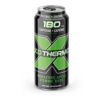 Rockstar XD Thermo Hardcore Apple Energy Drink, 473mL can