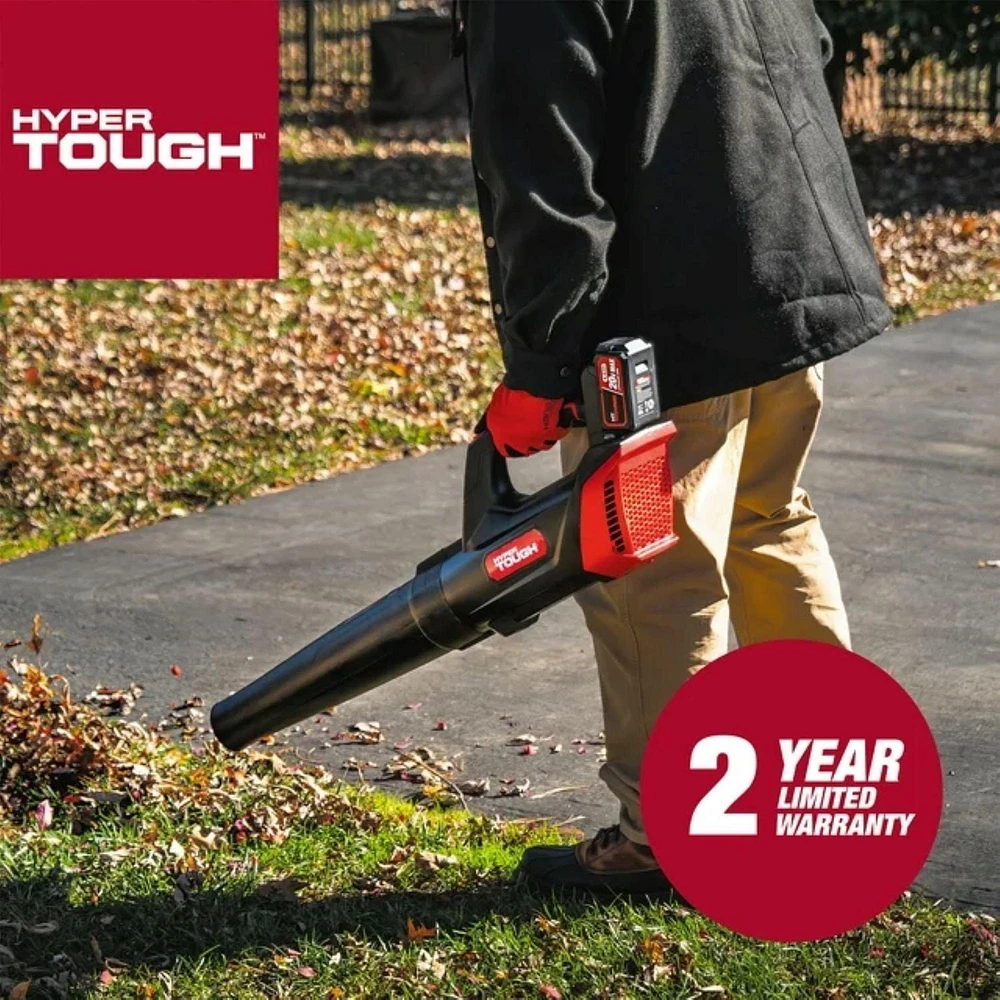 Hyper Tough 20V Max Cordless Turbine Blower, 4719, HT22-401-03-04, 20V Max 372 CFM Turbine Blower