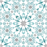 FloorPops Radiance Peel and Stick Floor Tiles Set of 20