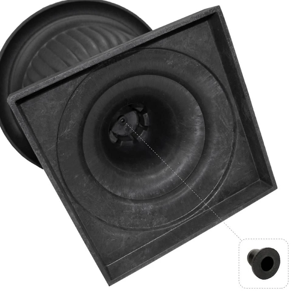Tierra Verde 19" x 23" Crescendo Urn Planter In Slate, Made from recycled materials