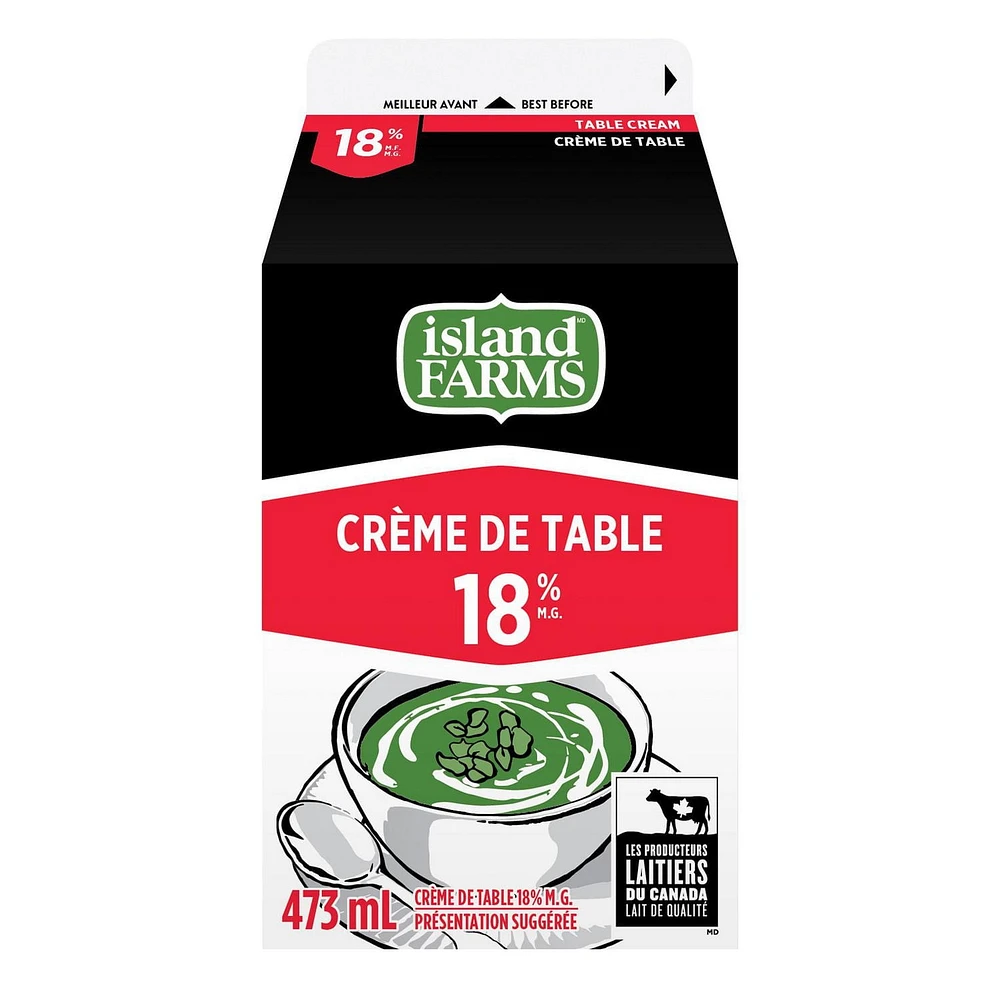 Island Farms by Natrel 18% Table Cream