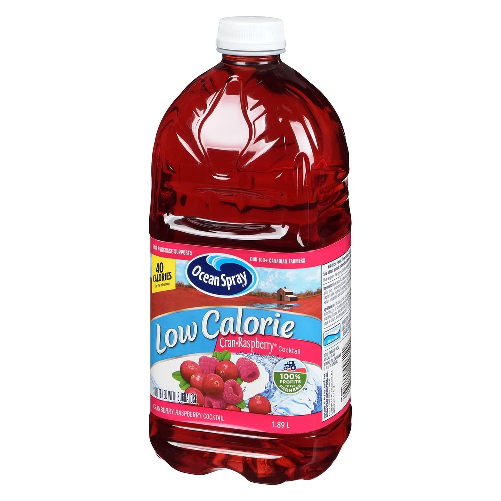 Ocean Spray Low Calorie Cran·Raspberry® Cocktail, 1.89 L