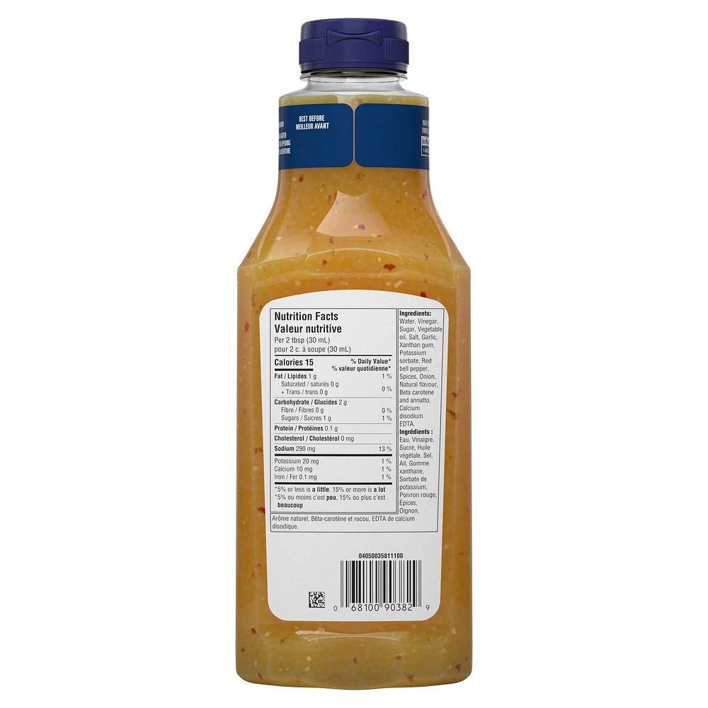 Vinaigrette Italienne Piquante Calorie-Wise, Bouteille KRAFT VIN. C-WISE ITALIENNE ZSTE 42
