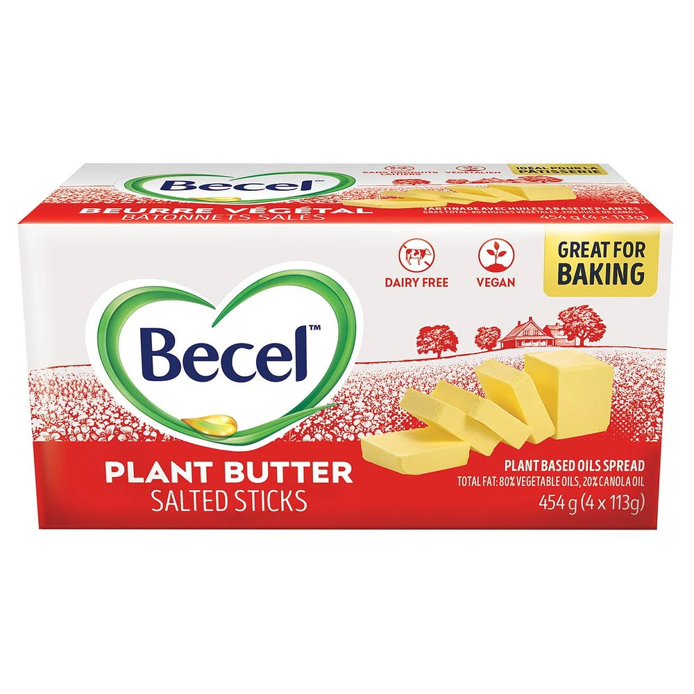 Becel Margarine Salted Sticks, 4 x 113g
